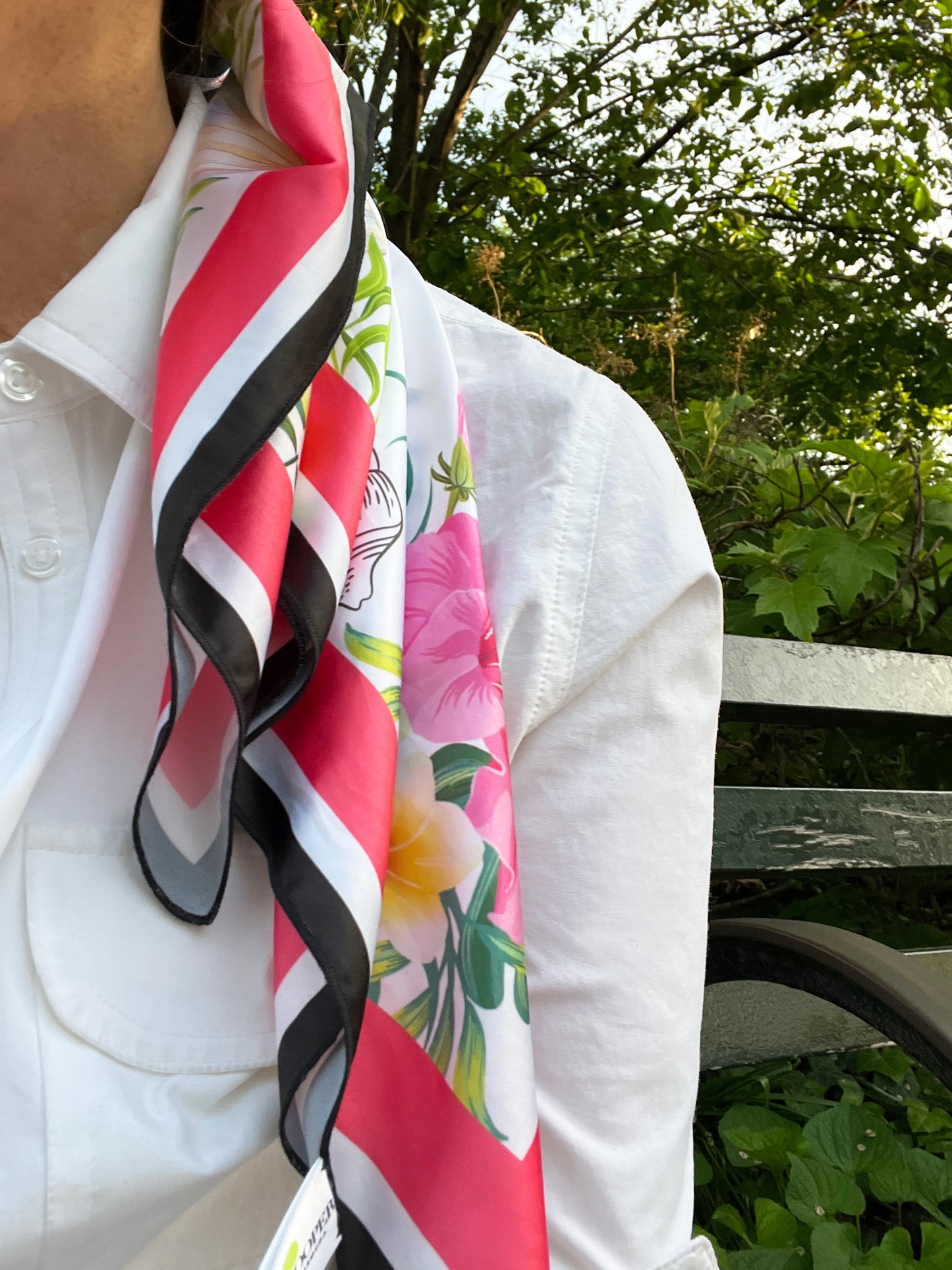 Bermuda silk scarf - Pre-order now for the holidays!