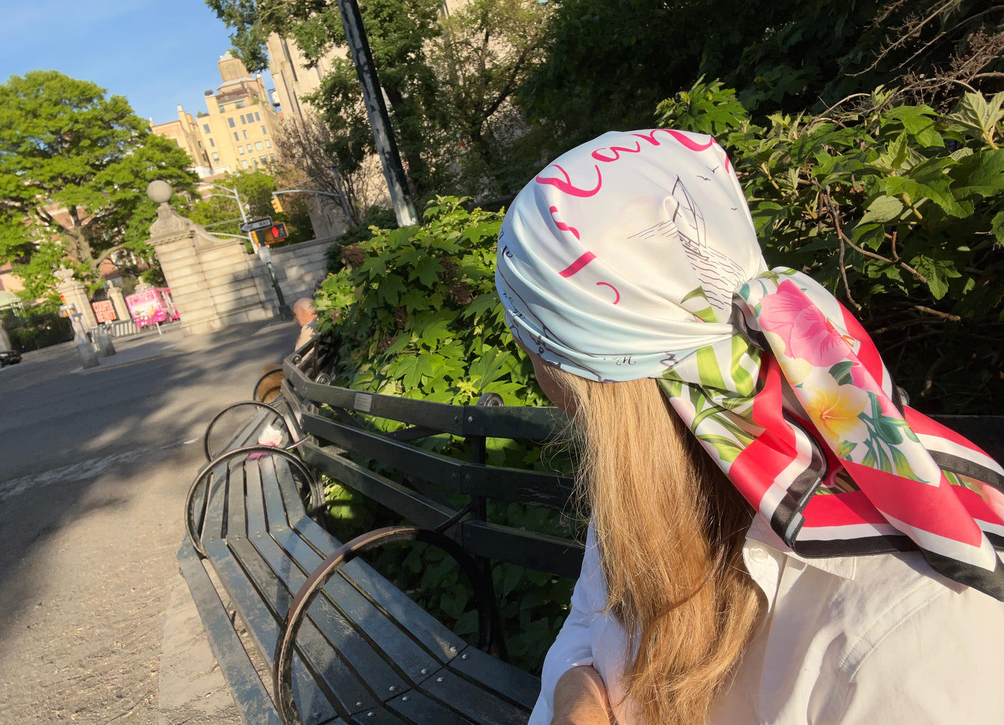 Bermuda silk scarf - Pre-order now for the holidays!