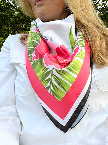 Bermuda silk scarf - Pre-order now for the holidays!