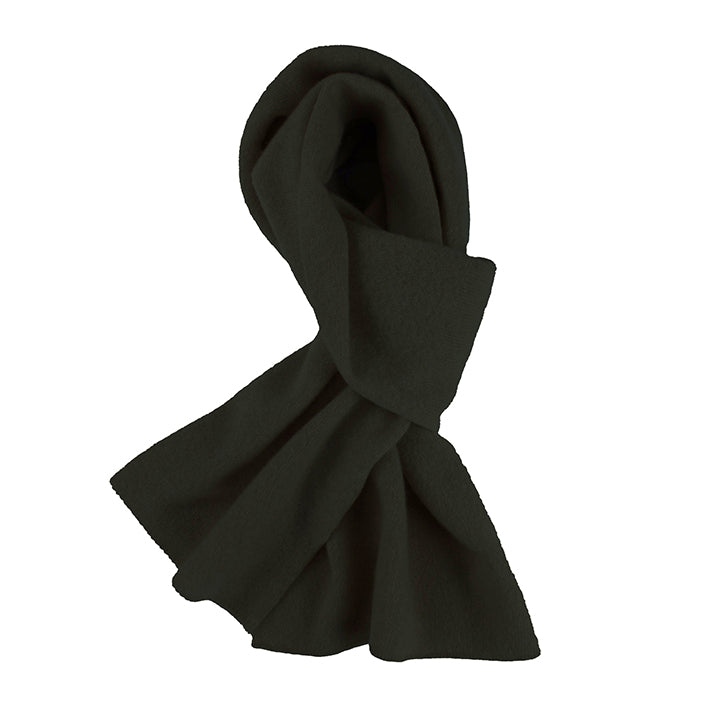 Midnight Black Cashmere Scarf