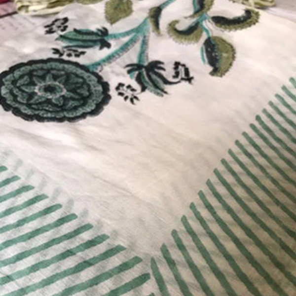 Mint Leaf Cotton Sarong