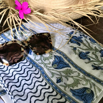 Morning Glory Cotton Sarong