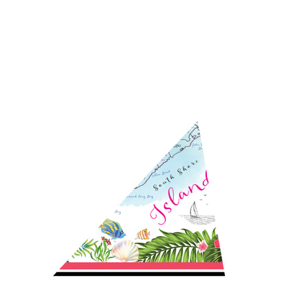 Bermuda Scarf Island Ruby