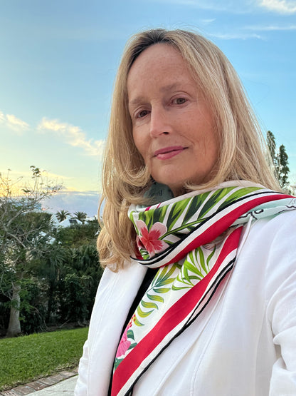 Bermuda Scarf Island Ruby