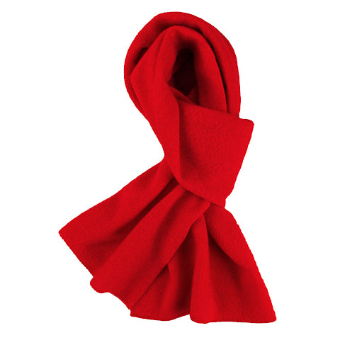 red cashmere scarf