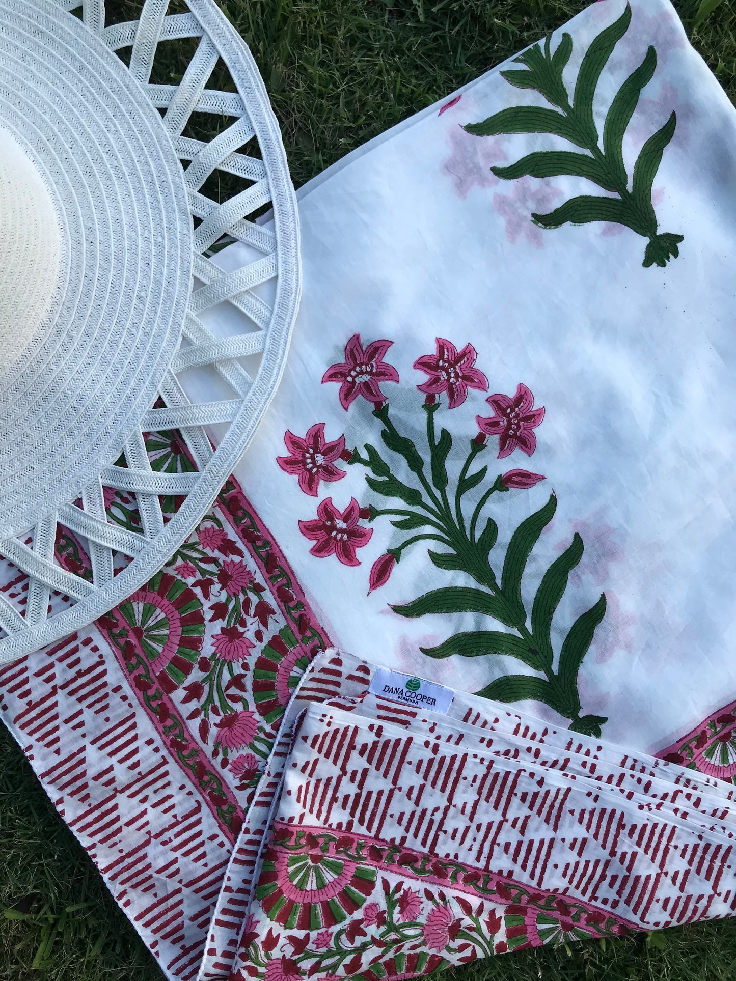 Blooming Oleander Cotton Sarong