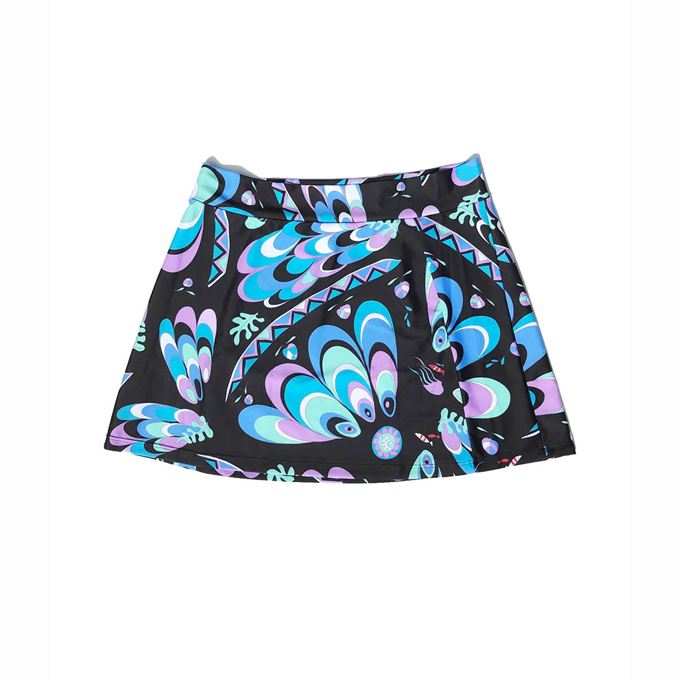 Ocean Fantasy Black Skirt